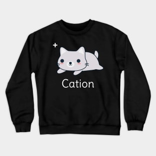 Funny Cat Science Crewneck Sweatshirt